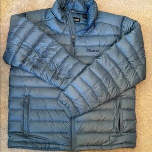 Marmot Men's Navy Puffer Jacket